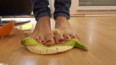 Fruit Basket Crushed Under Bare Feet