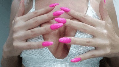 Shiny Nails Jerk Off